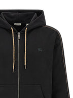 Black Cotton Hoodie