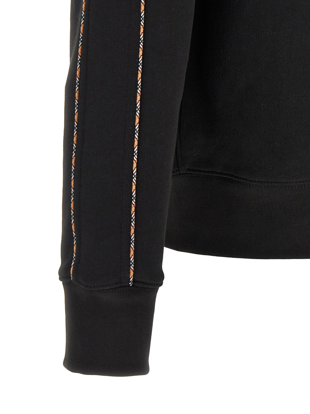 Black Cotton Hoodie