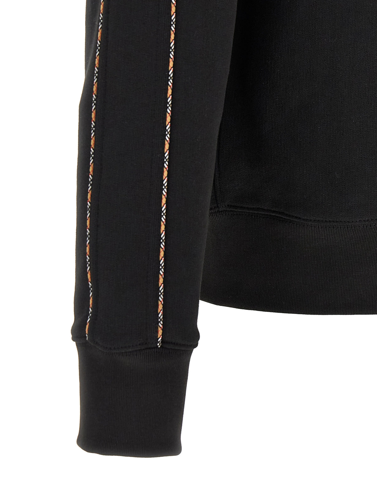 Black Cotton Hoodie