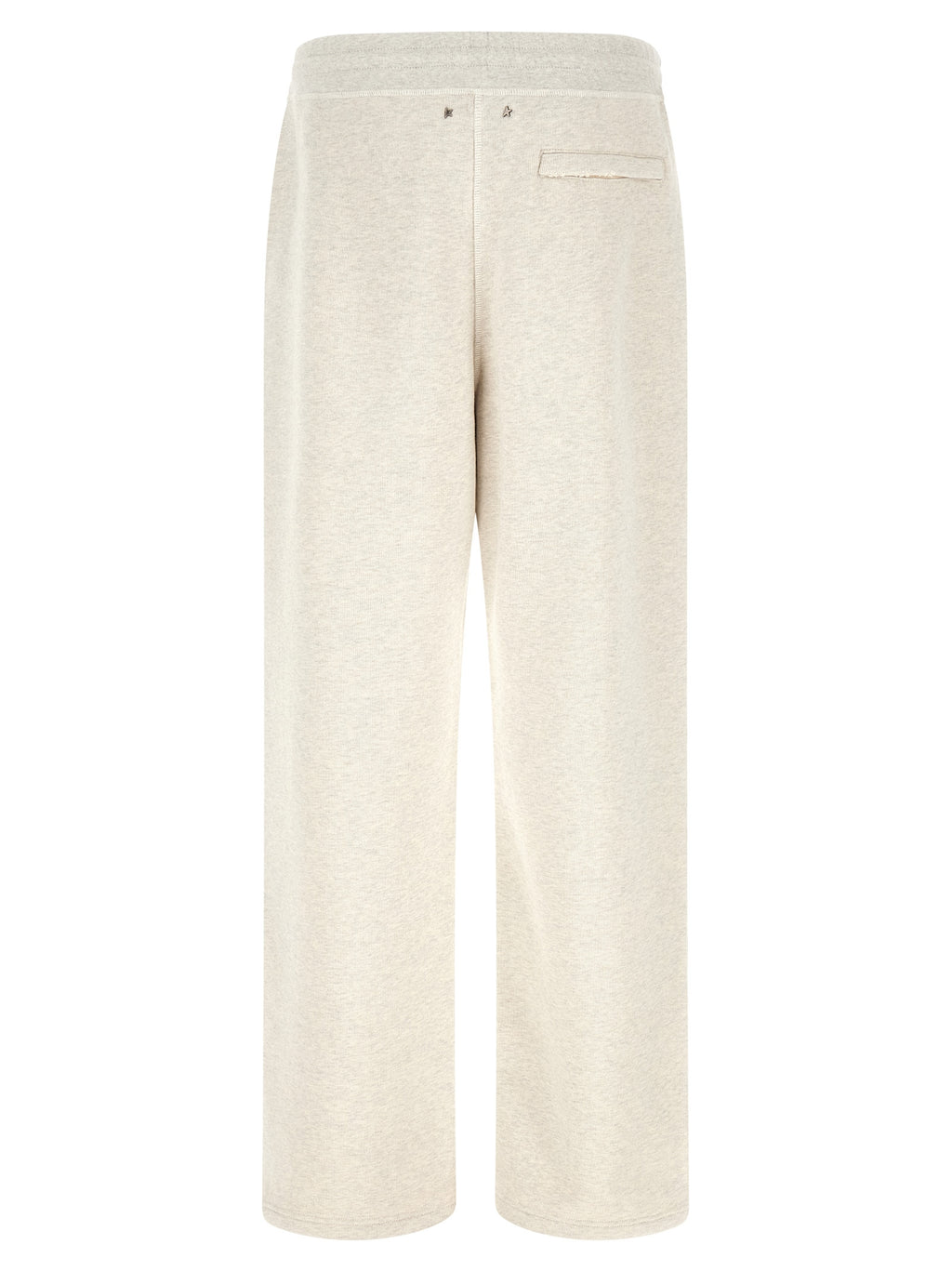 Gray Cotton Star Joggers