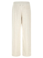 Gray Cotton Star Joggers