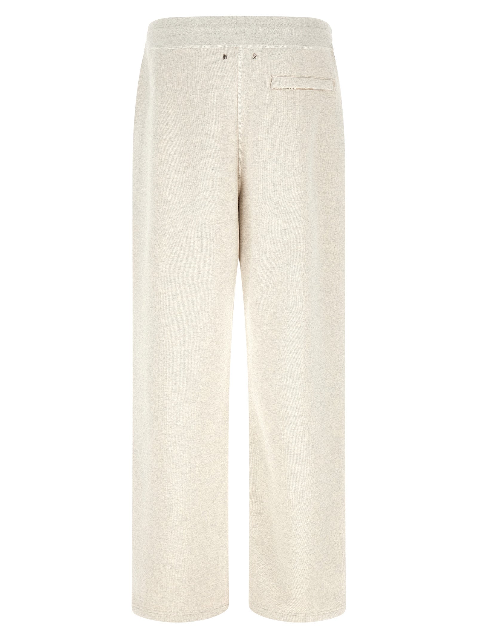 Gray Cotton Star Joggers