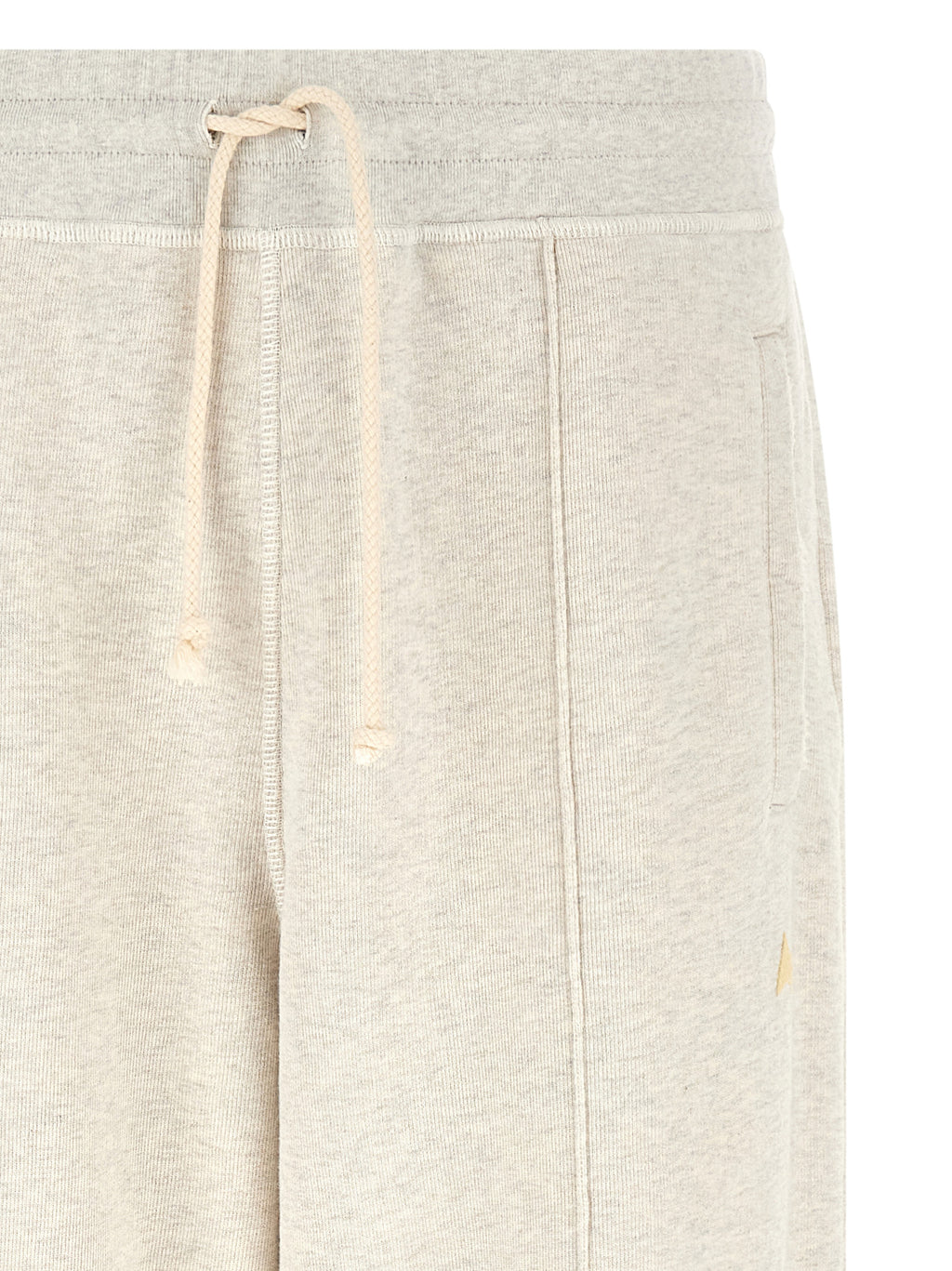 Gray Cotton Star Joggers