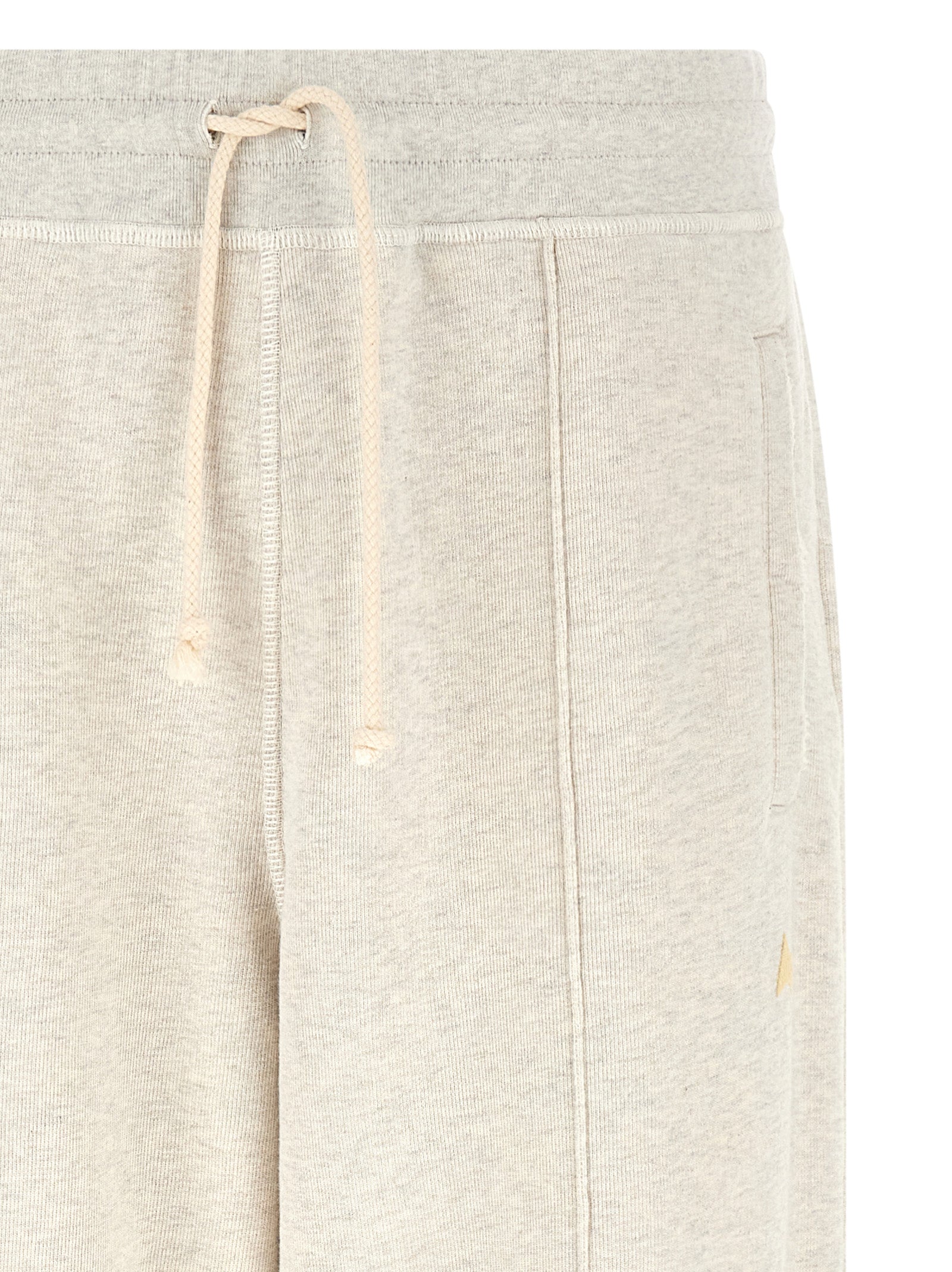Gray Cotton Star Joggers