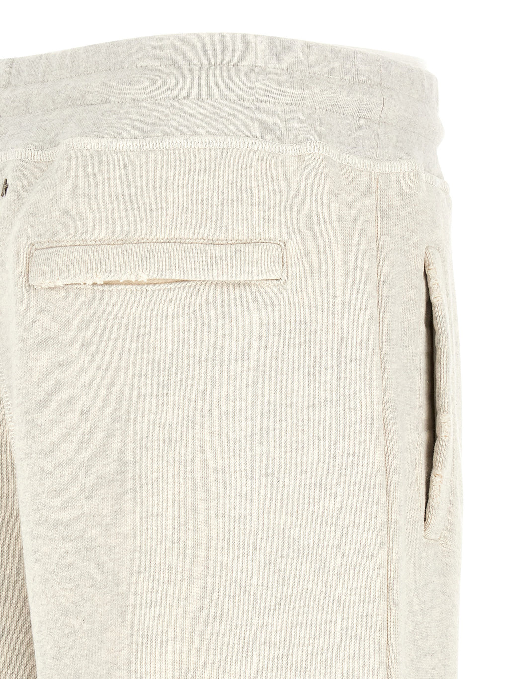 Gray Cotton Star Joggers