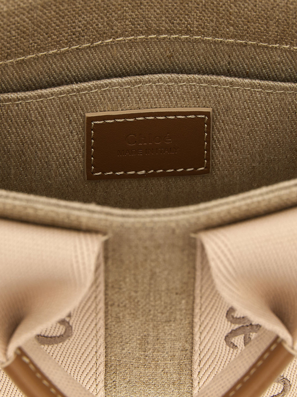 Linen Woody Mini Handbag