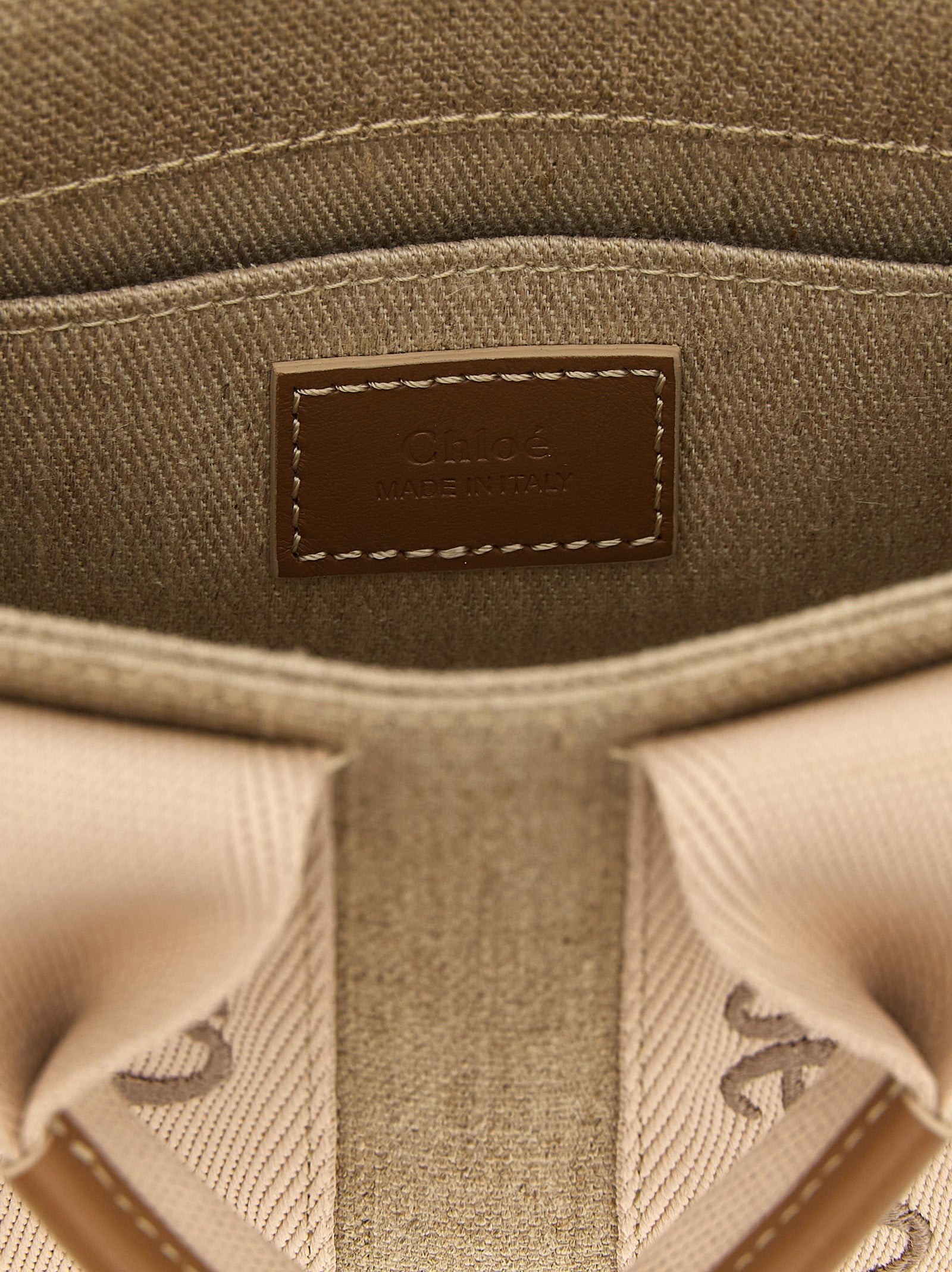 Linen Woody Mini Handbag