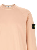 Antique Pink Cotton Crewneck Sweatshirt