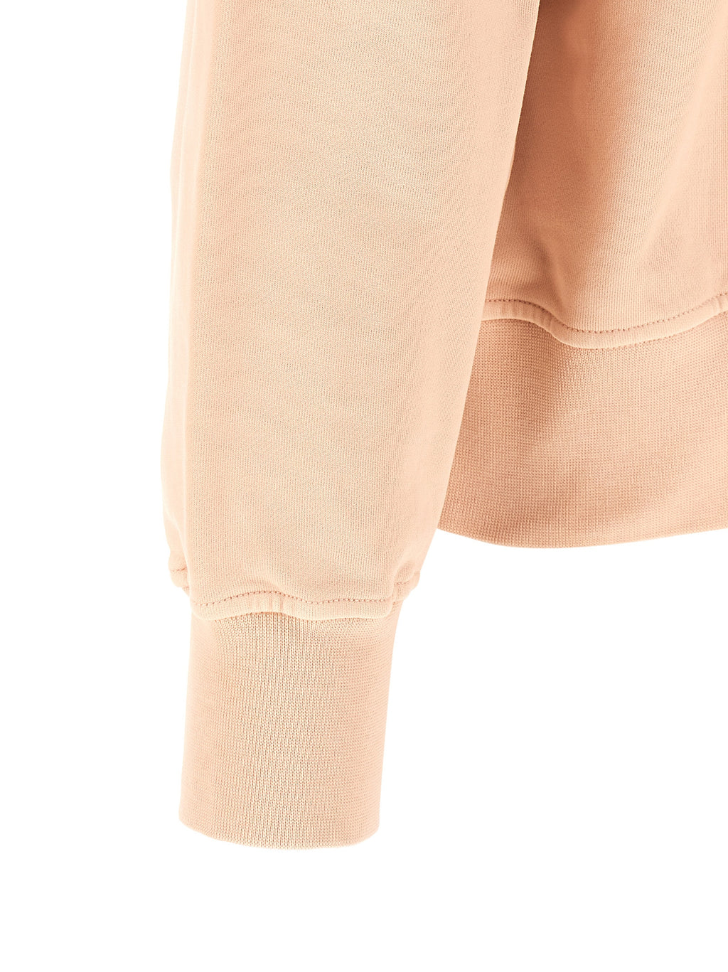 Antique Pink Cotton Crewneck Sweatshirt