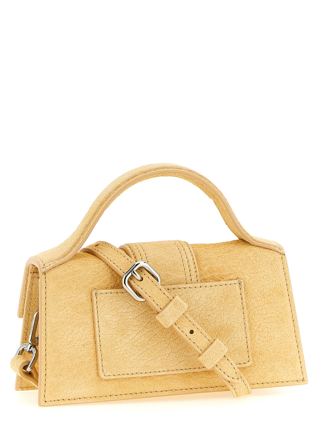 Cowhide Leather Le Bambino Trapezoidal Handbag