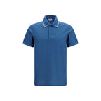 Cotton Piqué Polo with Check Trim