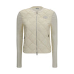 Diamond-Quilted Polyamide Cardigan