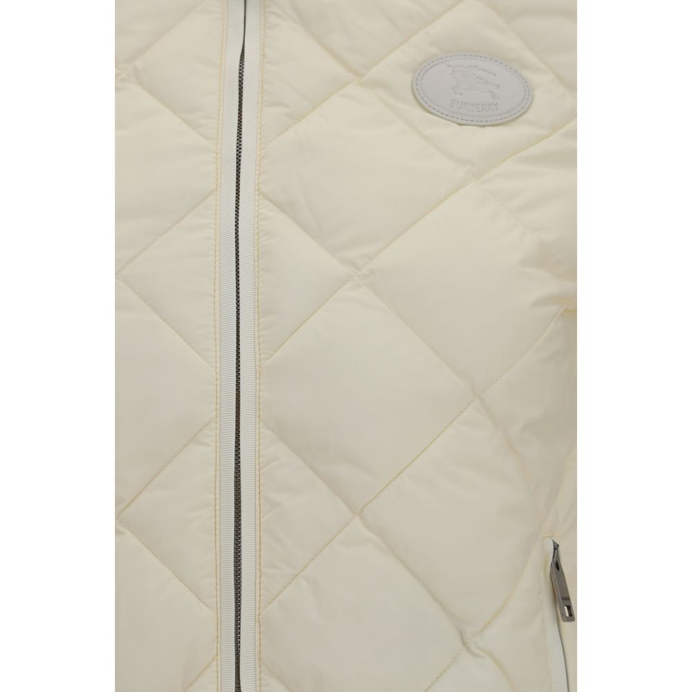 Diamond-Quilted Polyamide Cardigan