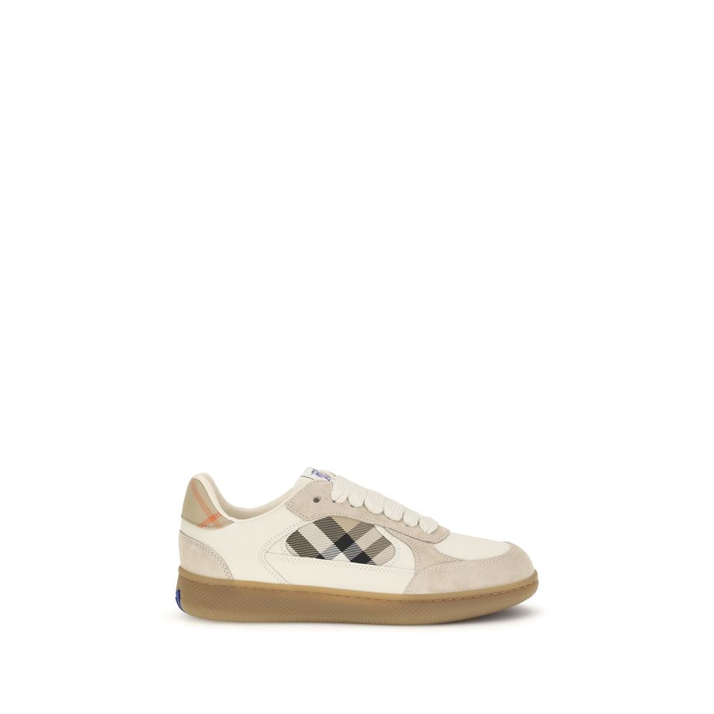 Terrace Calf Leather Check Sneakers