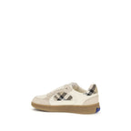Terrace Calf Leather Check Sneakers
