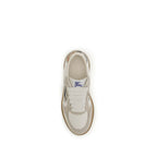 Terrace Calf Leather Check Sneakers