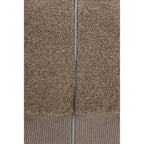 Beige Merino Wool Cardigan