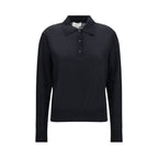 Oversized Fine-Knit Cashmere Polo