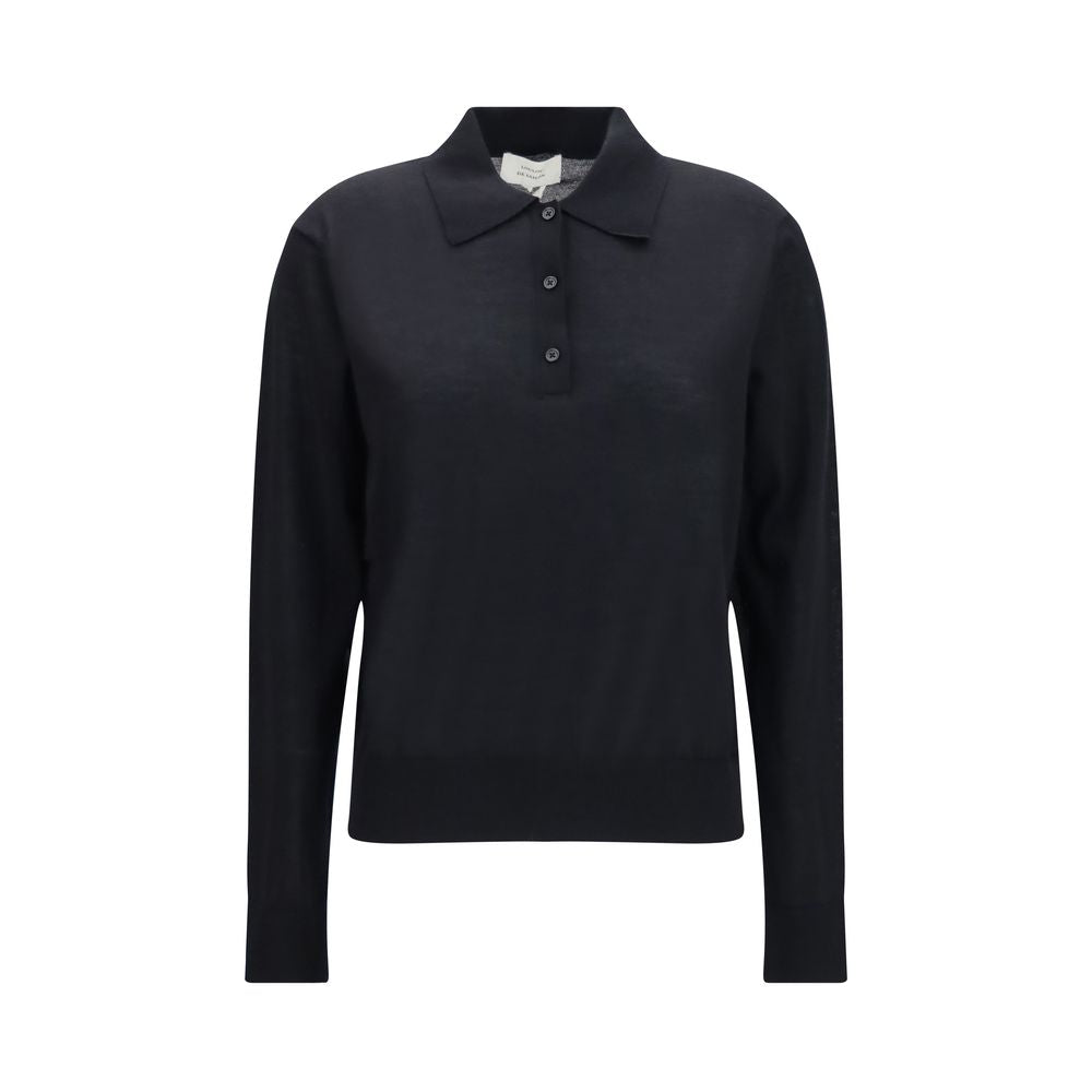 Oversized Fine-Knit Cashmere Polo