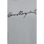 White Hand-Dyed Cotton T-Shirt