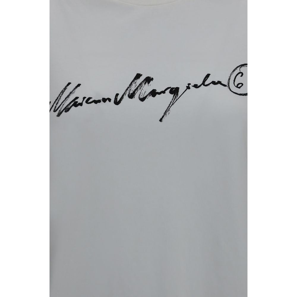 White Hand-Dyed Cotton T-Shirt