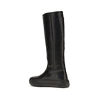 Glossy Calfskin Delia Boots
