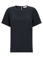 MxmPagano Black Silk Blouse