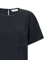 MxmPagano Black Silk Blouse