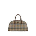 Cotton Check Travel Duffle