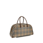 Cotton Check Travel Duffle