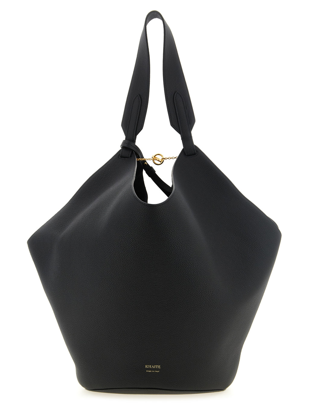 Calfskin Lotus Midi Tote