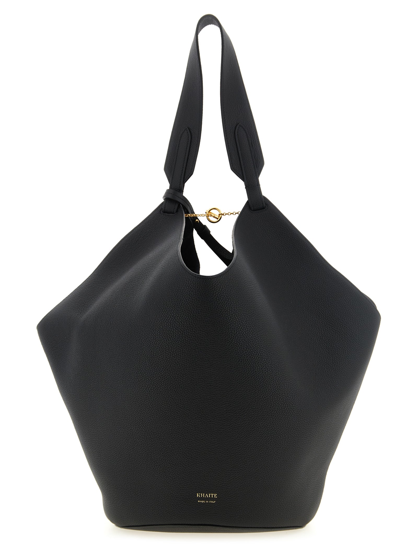 Calfskin Lotus Midi Tote