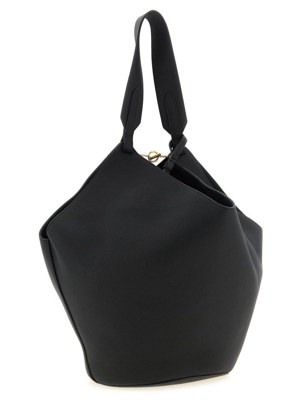 Calfskin Lotus Midi Tote