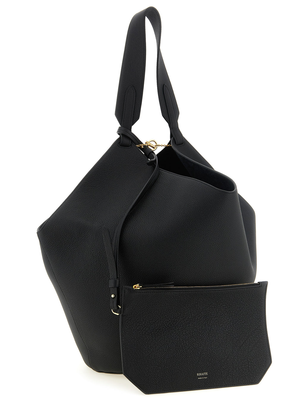 Calfskin Lotus Midi Tote
