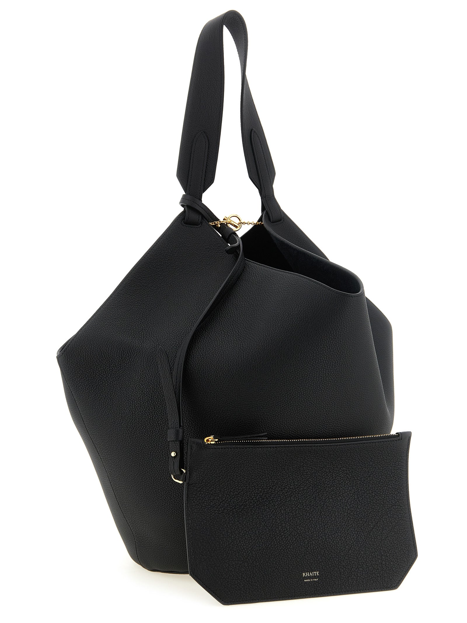 Calfskin Lotus Midi Tote