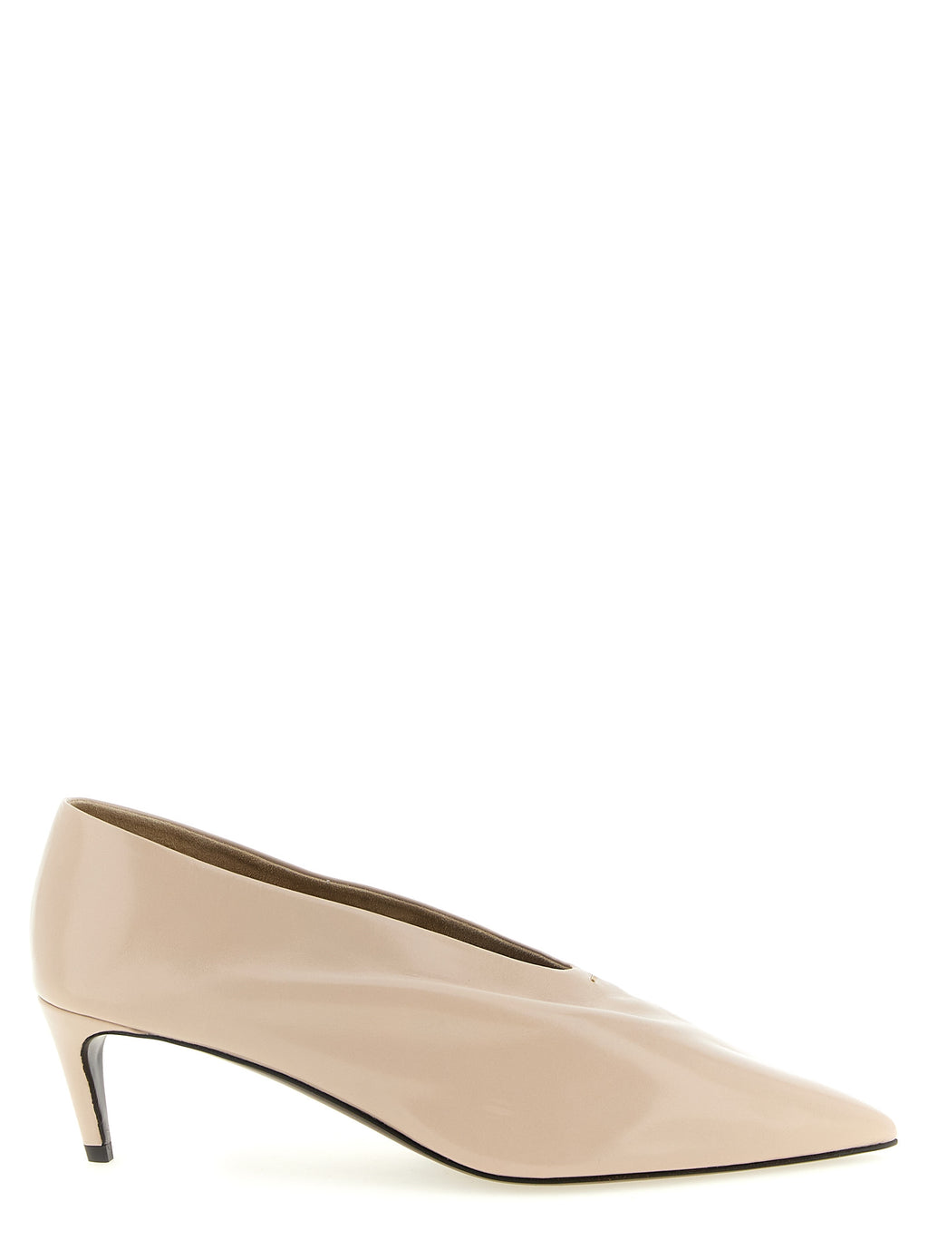Beige Calfskin Miriam Pumps