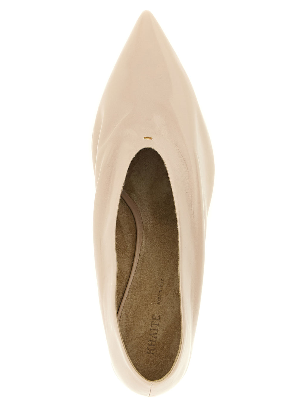 Beige Calfskin Miriam Pumps