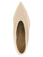 Beige Calfskin Miriam Pumps