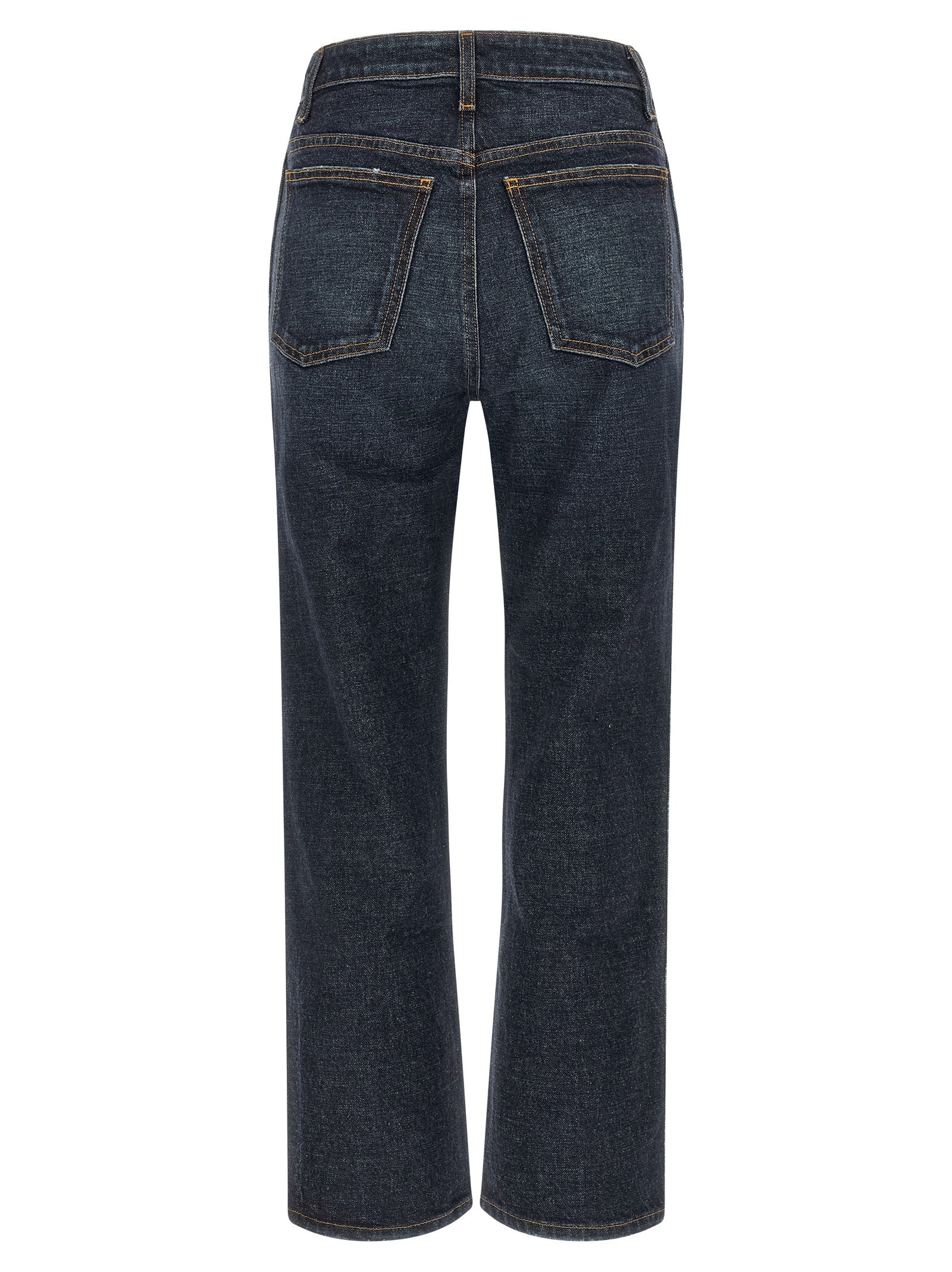 Abigail Blue Cotton Flared Jeans
