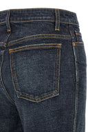 Abigail Blue Cotton Flared Jeans