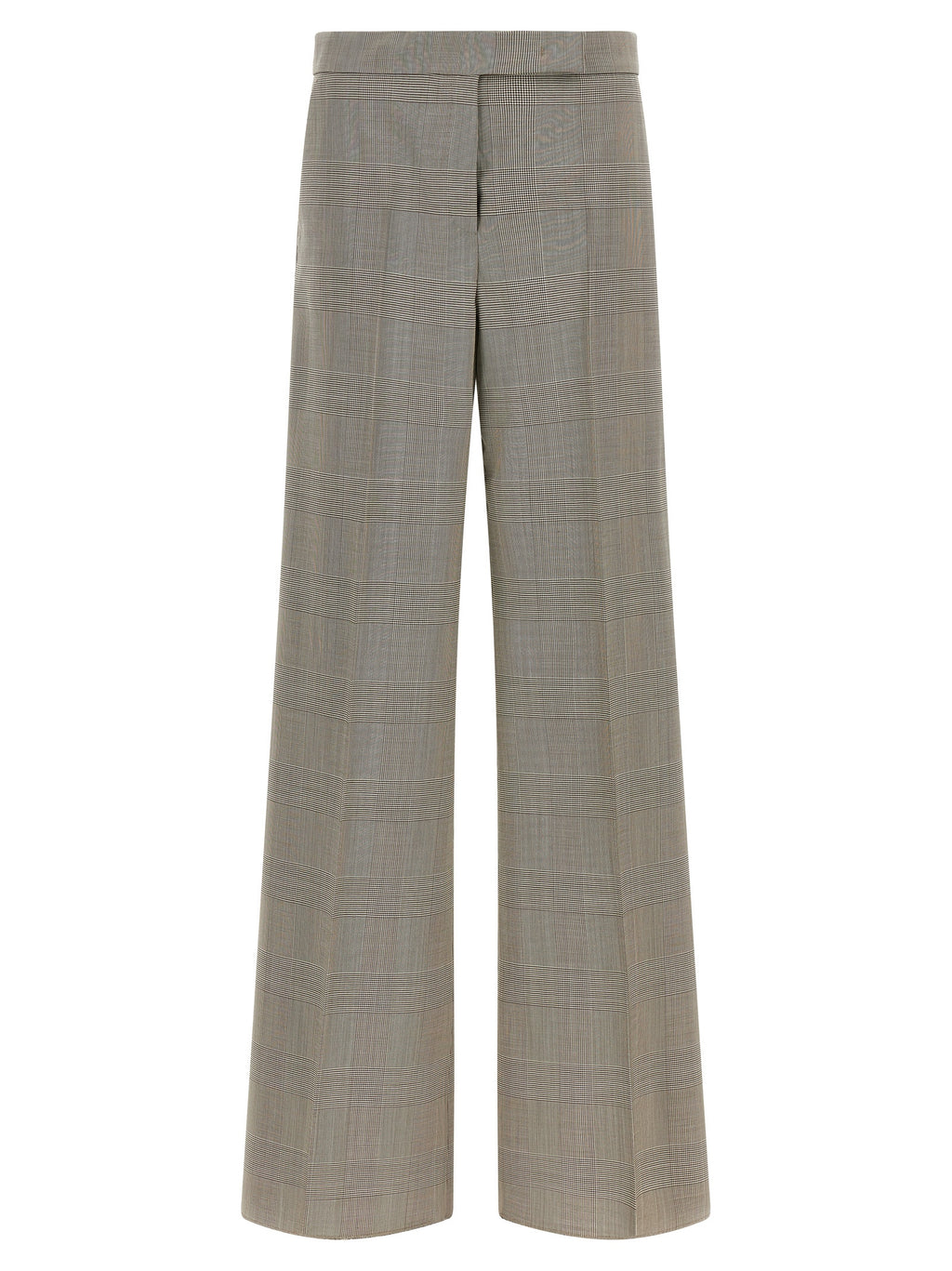 Pure Virgin Wool Wide-Leg Trousers