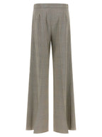 Pure Virgin Wool Wide-Leg Trousers