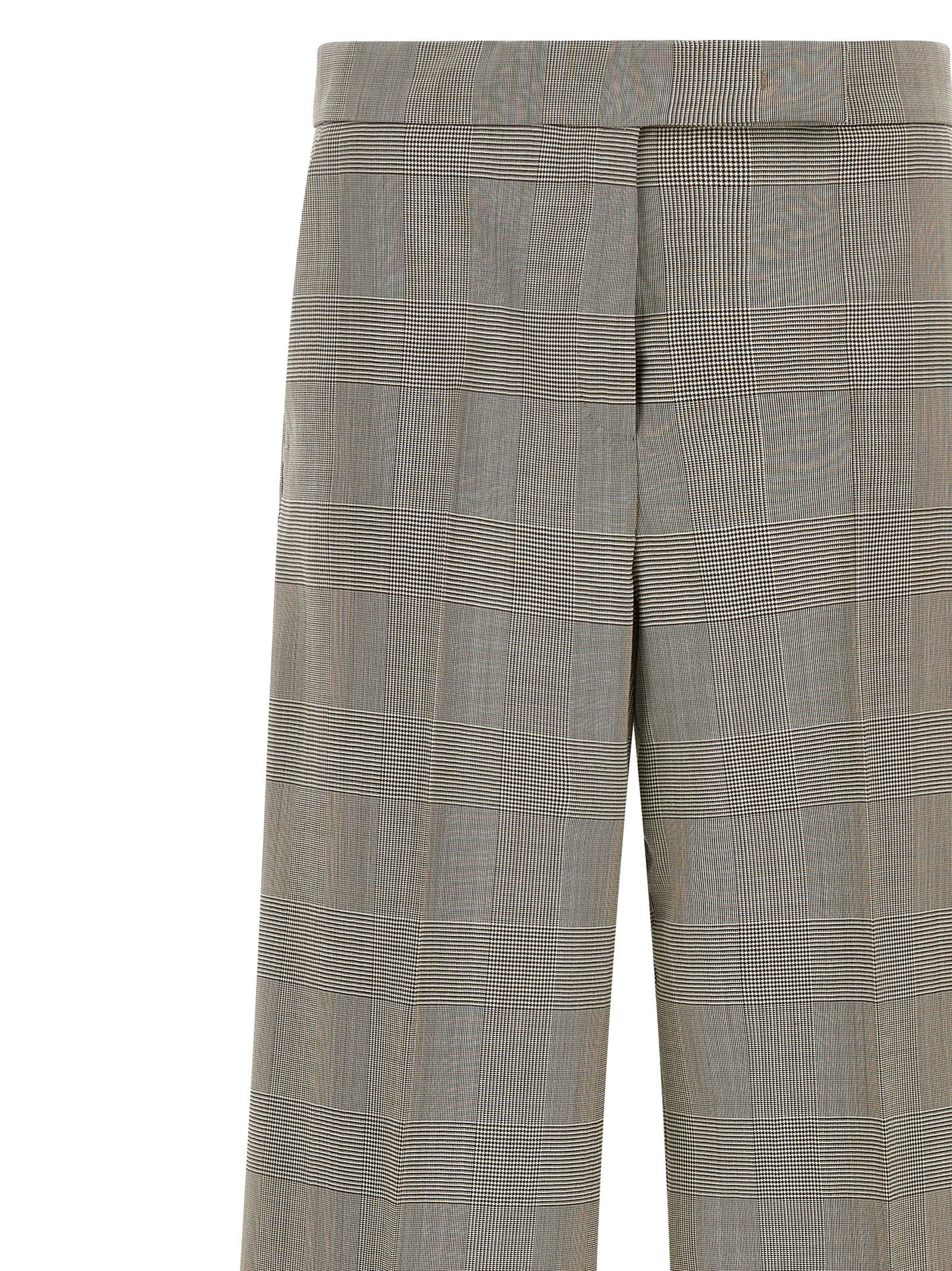 Pure Virgin Wool Wide-Leg Trousers