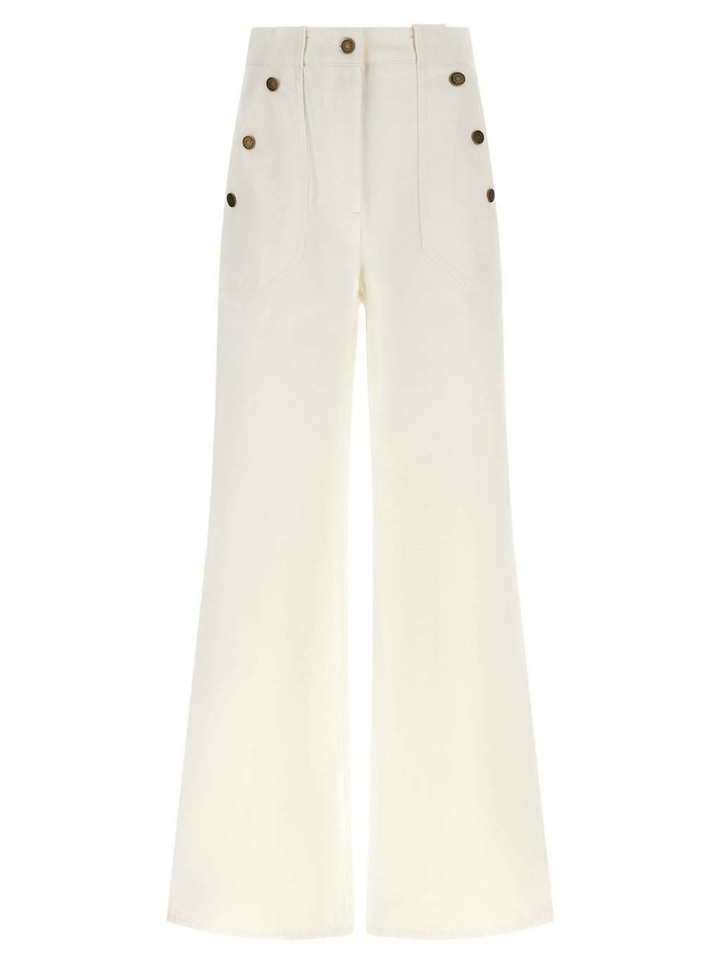 MxmBadesse Cotton Wide-Leg Flared Pants