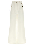 MxmBadesse Cotton Wide-Leg Flared Pants