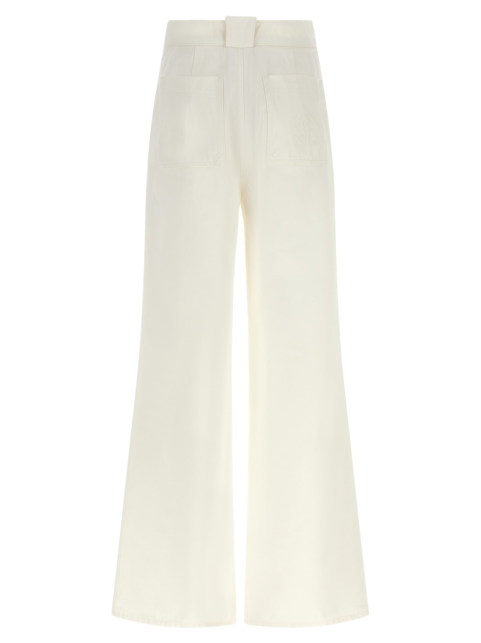 MxmBadesse Cotton Wide-Leg Flared Pants
