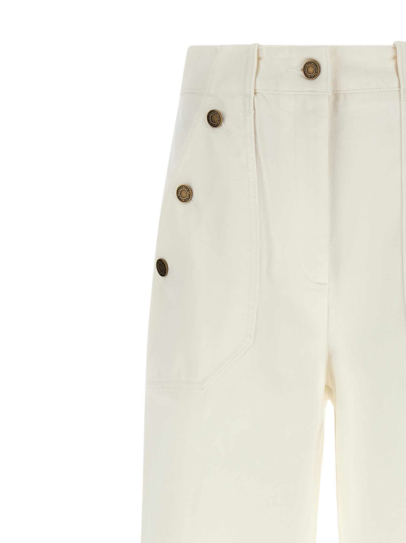 MxmBadesse Cotton Wide-Leg Flared Pants
