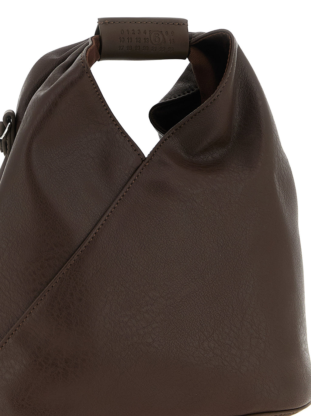 Chocolate Brown Polyurethane Crossbody