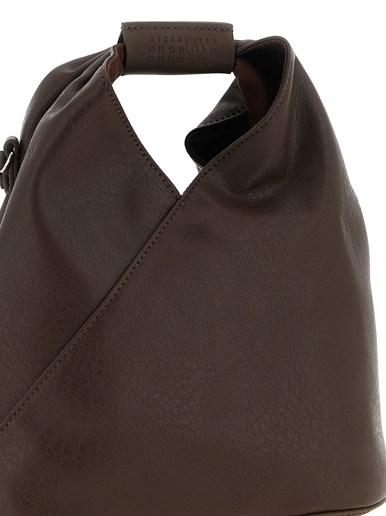 Chocolate Brown Polyurethane Crossbody