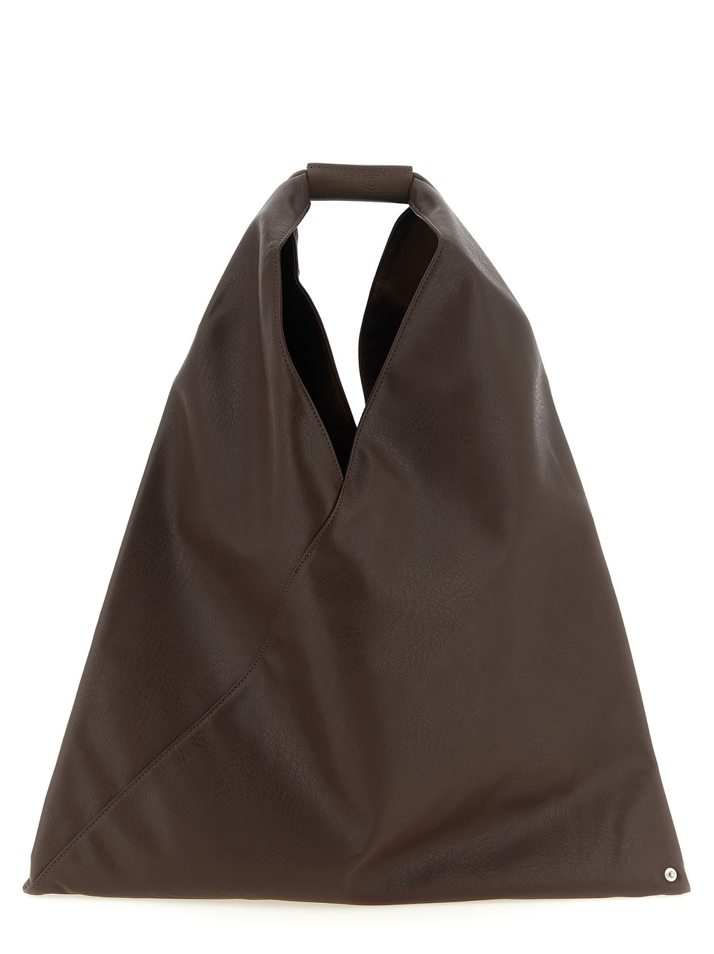 Japanese Classic Polyurethane Leather-Effect Midi Handbag